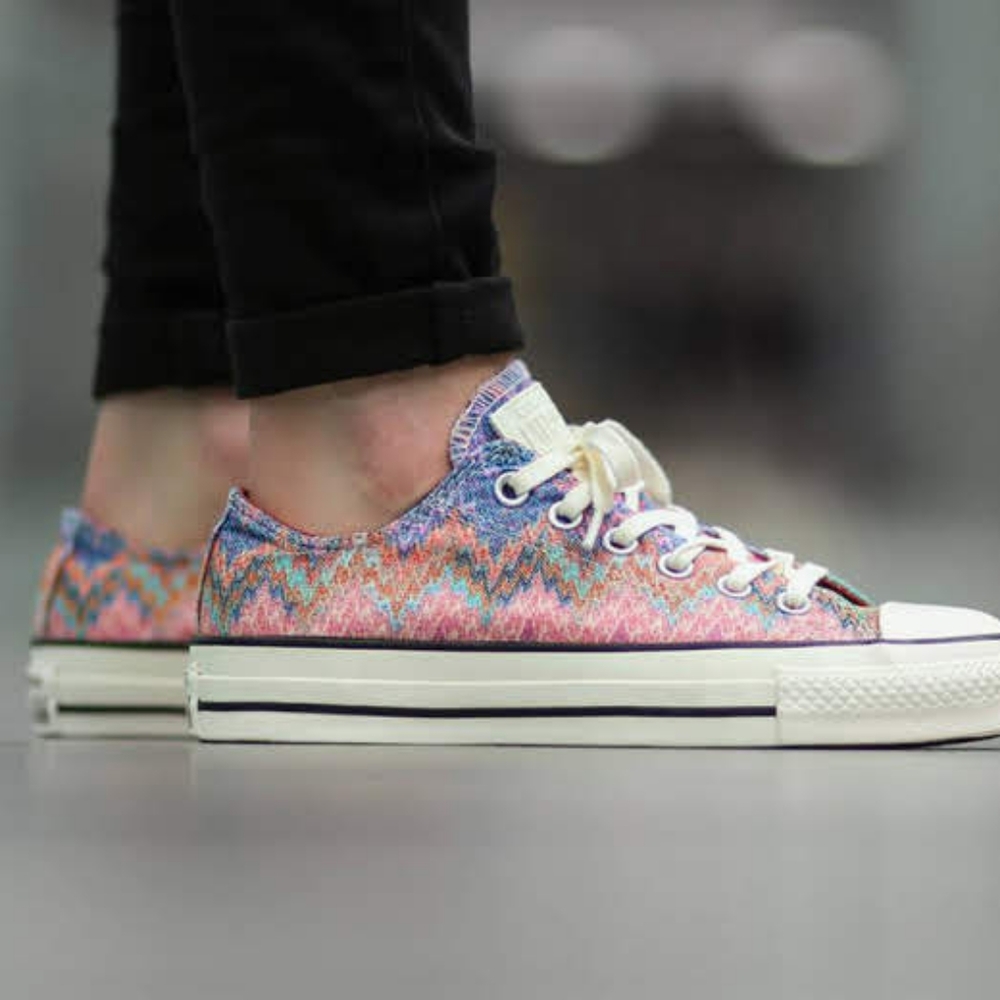 Converse X Missoni Egret Zig Zag Multi Color Print